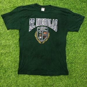 Green Saint Nicholas Prov. 22:6 Graphic Tee